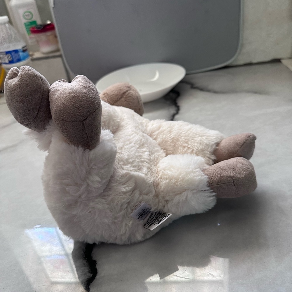 Jellycat Cream and Brown Stuffed Lamb - Picture 5 of 8